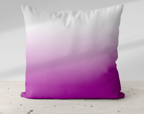 Ombre Orchid Purple Pillow Throw - Cush Potato Pillows