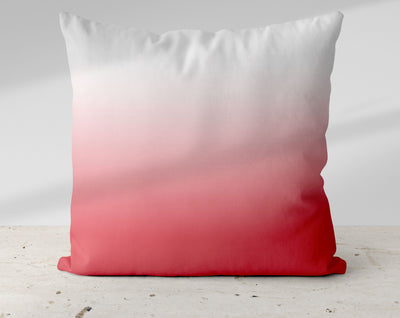 Ombre Rose Red Pillow Throw - Cush Potato Pillows