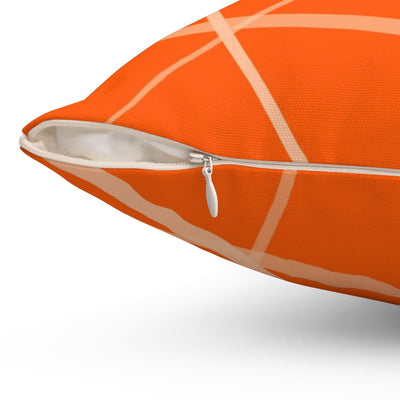 Secord Streams Classic Orange H Pillow Throw - Cush Potato Pillows