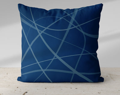 Secord Streams Oxford Blue Pillow Throw - Cush Potato Pillows
