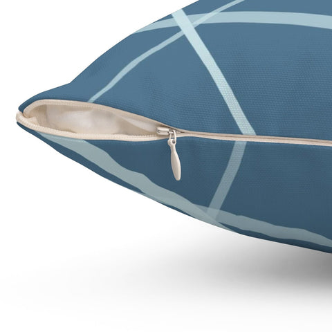 Secord Streams Pacific Blue Pillow Throw - Cush Potato Pillows