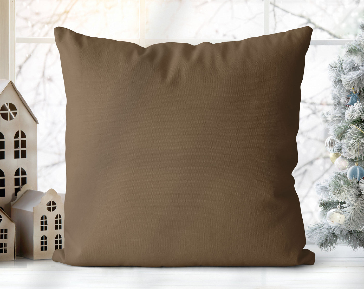 Seriously Silly Christmas Nutcracker Beige Brown Pillow Throw - Cush Potato Pillows