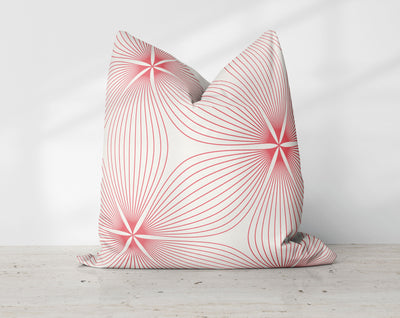 Vista Crimson Red Decorative Pillow Throw Cover - Cush Potato Pillows